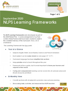Learning Frameworks K-7 – NLPS Learns